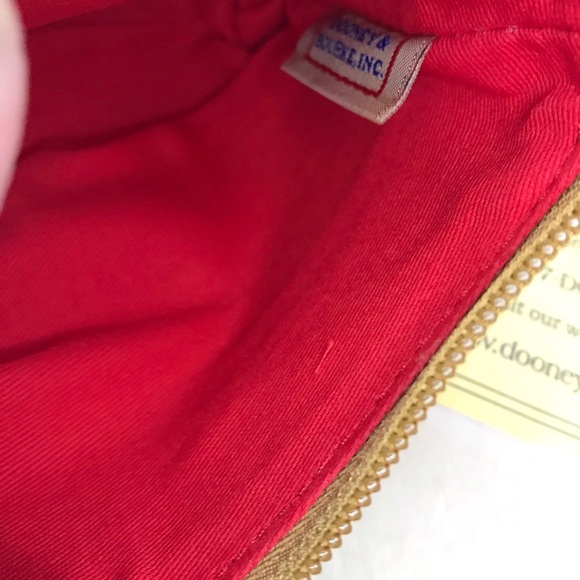 Dooney & Bourke Zipper Cosmetic Pouch Navy Blue - Picture 8 of 8